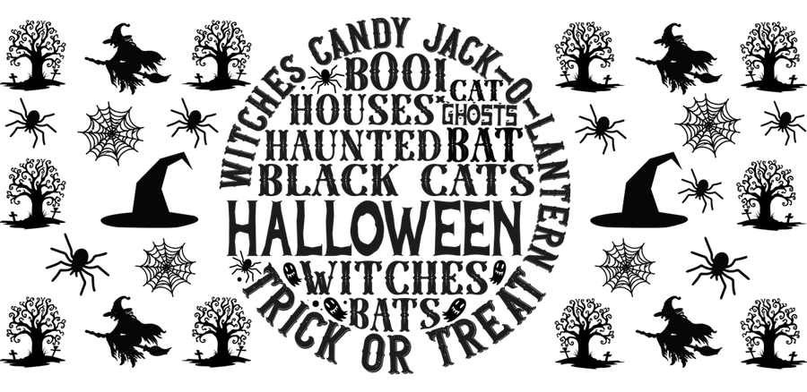 Eerie Enigma Series - UV DTF Libbey Glass Wrap - Buy Bulk DTF