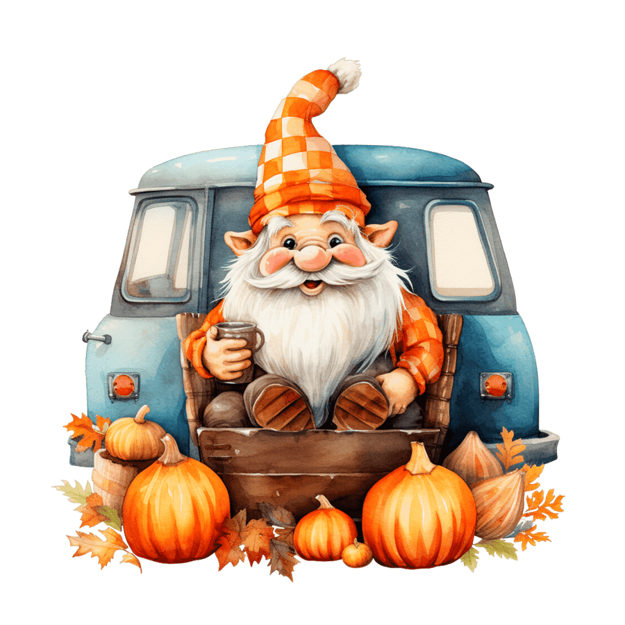 Elegant Watercolor Christmas Trucks & Fall – Ready To Press DTF Transfers - Buy Bulk DTF