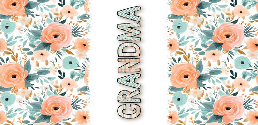 Embrace of Elegance - UV DTF Libbey Glass Wrap - Buy Bulk DTF