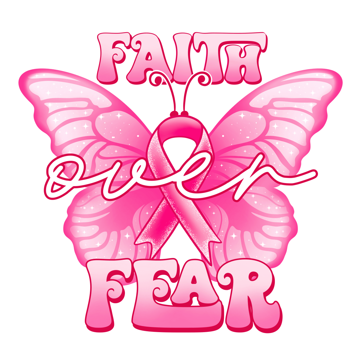 Empowering Pink - Ready To Press DTF Transfers - Buy Bulk DTF