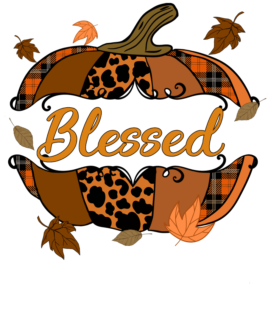 Fall Blessed - Ready To Press DTF Transfers - Buy Bulk DTF