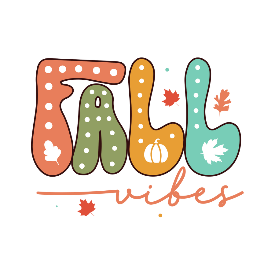 Fall Vibes - Ready To Press DTF Transfers - Buy Bulk DTF