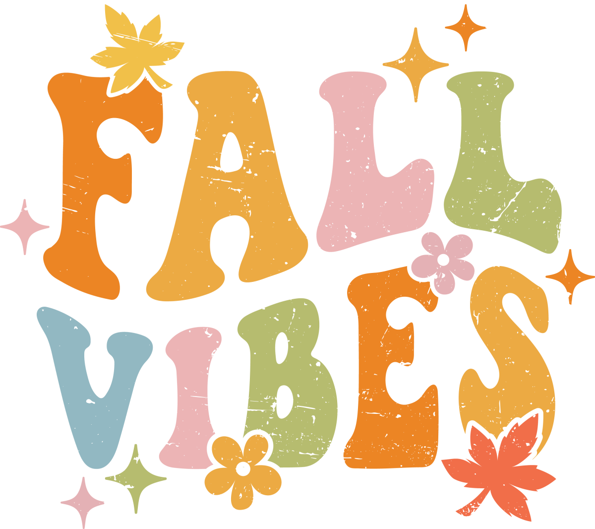 Fall Vibes - Ready To Press DTF Transfers - Buy Bulk DTF