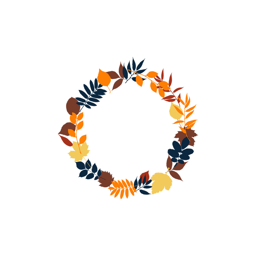 Fall Wreath - 01 - Ready To Press DTF Transfers - Buy Bulk DTF