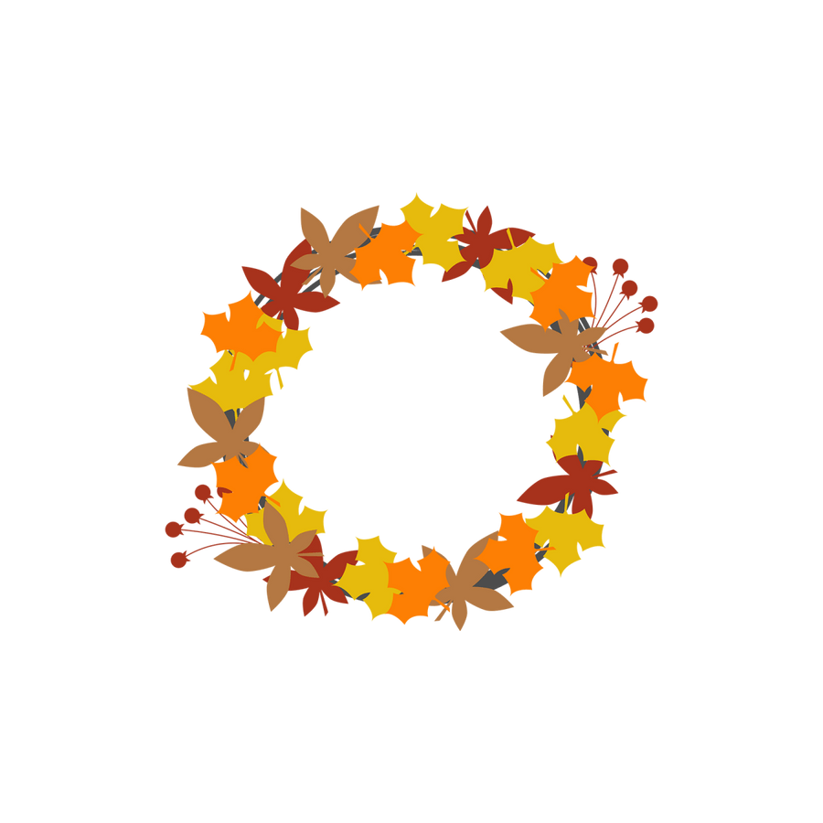 Fall Wreath - 02 - Ready To Press DTF Transfers - Buy Bulk DTF