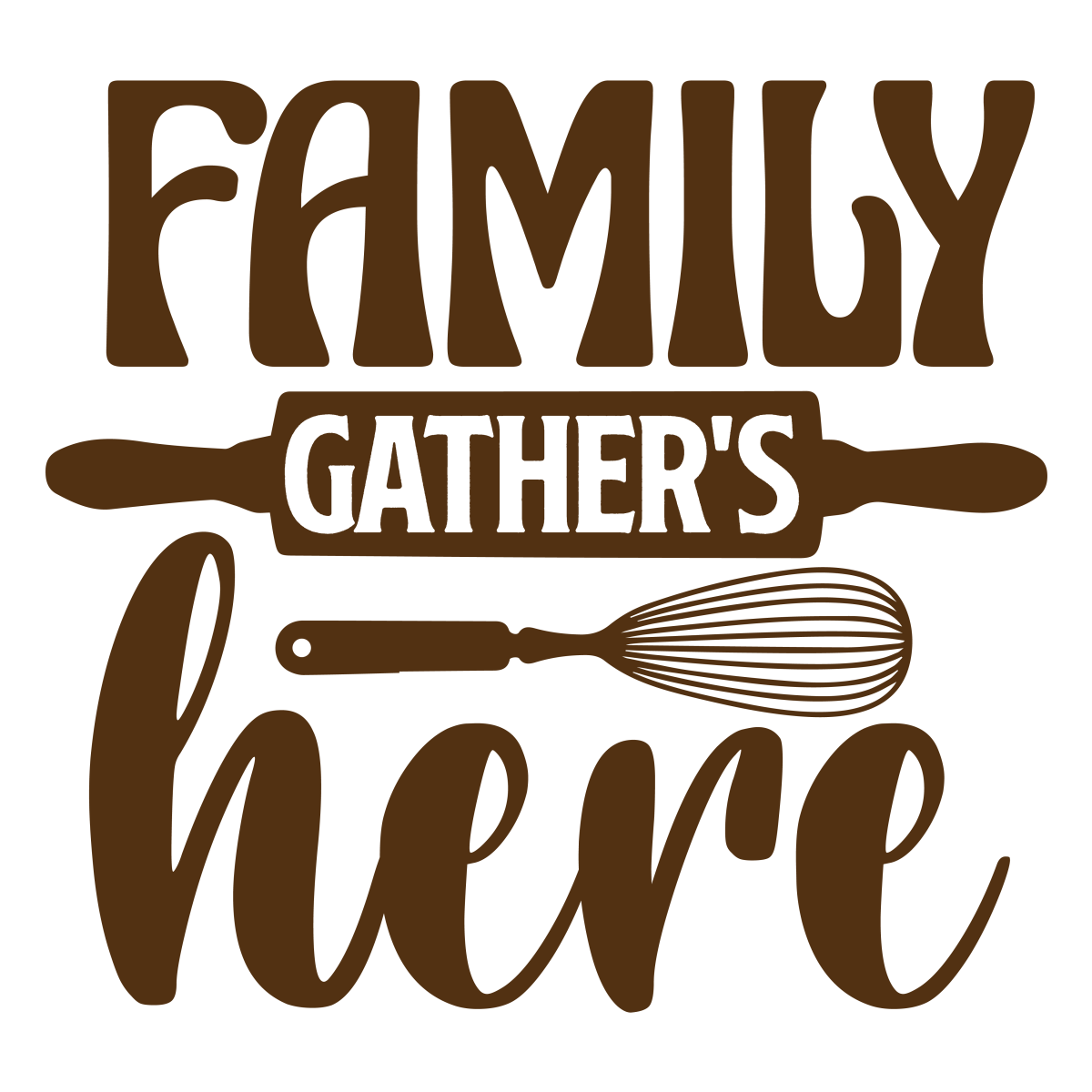 Family Gather_s Here - Ready To Press DTF Transfers - Buy Bulk DTF