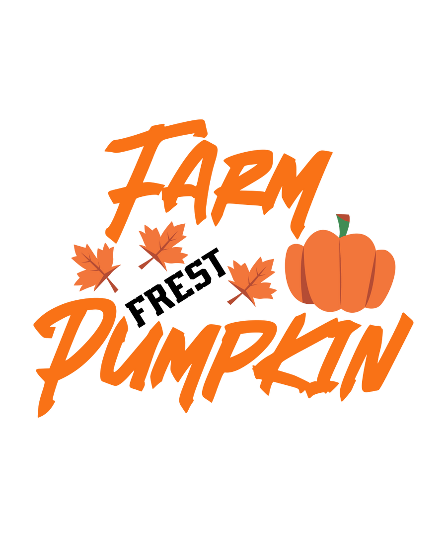 Farm Frest Pumpkin - 01 Ready To Press DTF Transfer - Buy Bulk DTF