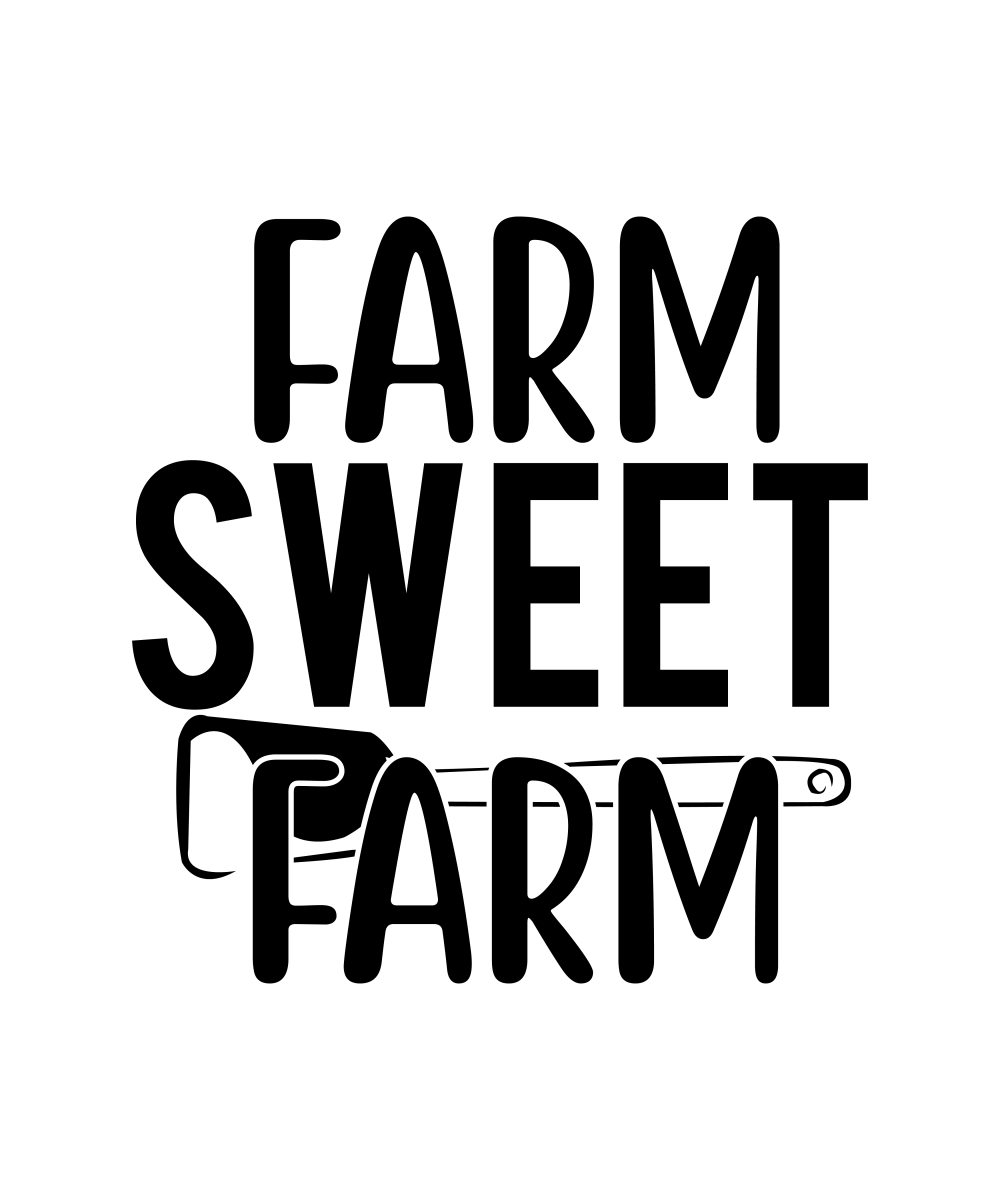 Farm Sweet Farm Ready To Press DTF Transfer - Buy Bulk DTF