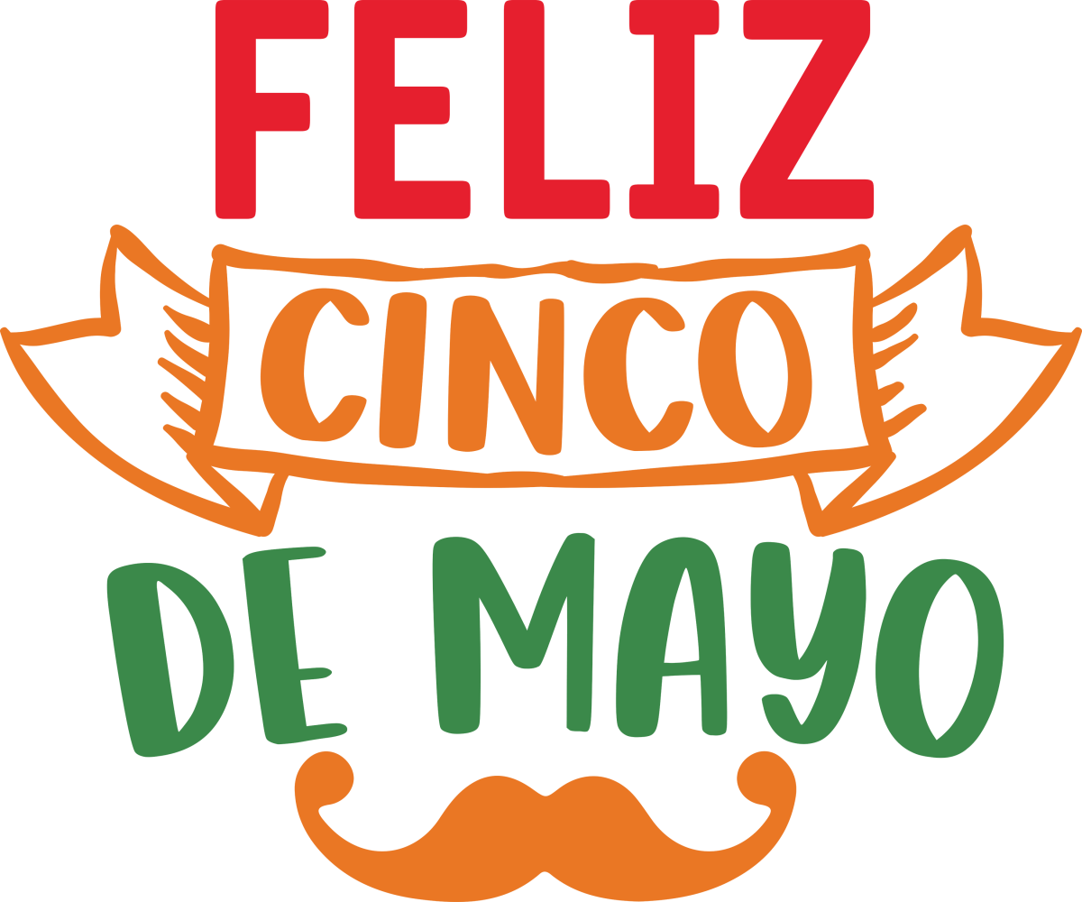 Feliz cinco de mayo - Ready to Press DTF Transfers - Buy Bulk DTF