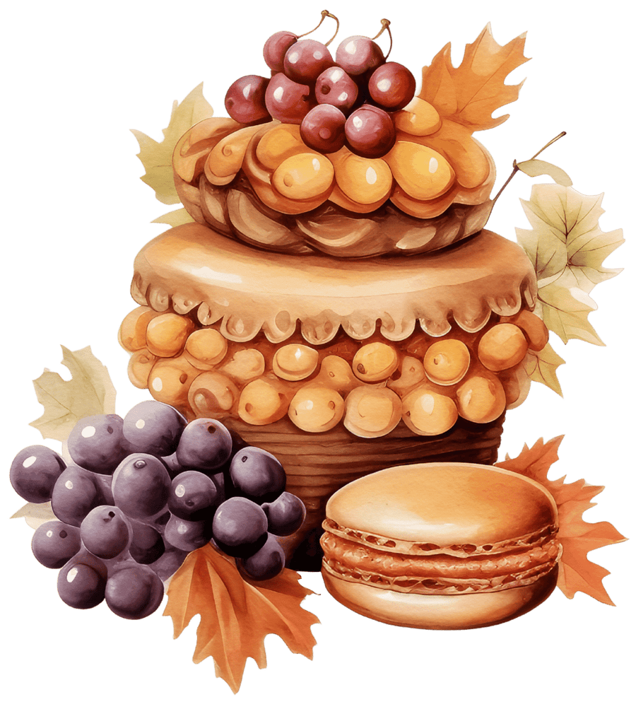 Festive Cake Watercolor Ready to Press DTF Transfers - Buy Bulk DTF