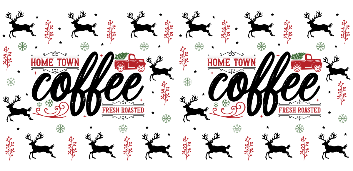 Festive Cheer Collection UV DTF Libbey Glass Wrap - Buy Bulk DTF