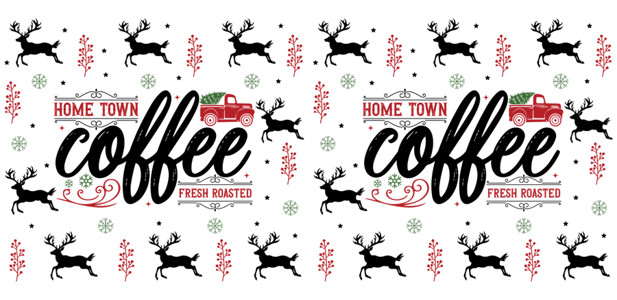 Festive Cheer Collection UV DTF Libbey Glass Wrap - Buy Bulk DTF