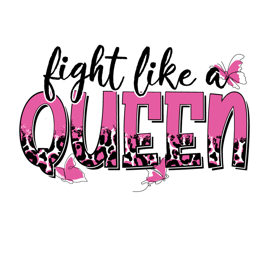 Fight like a queen - Ready To Press DTF Transfers - Buy Bulk DTF