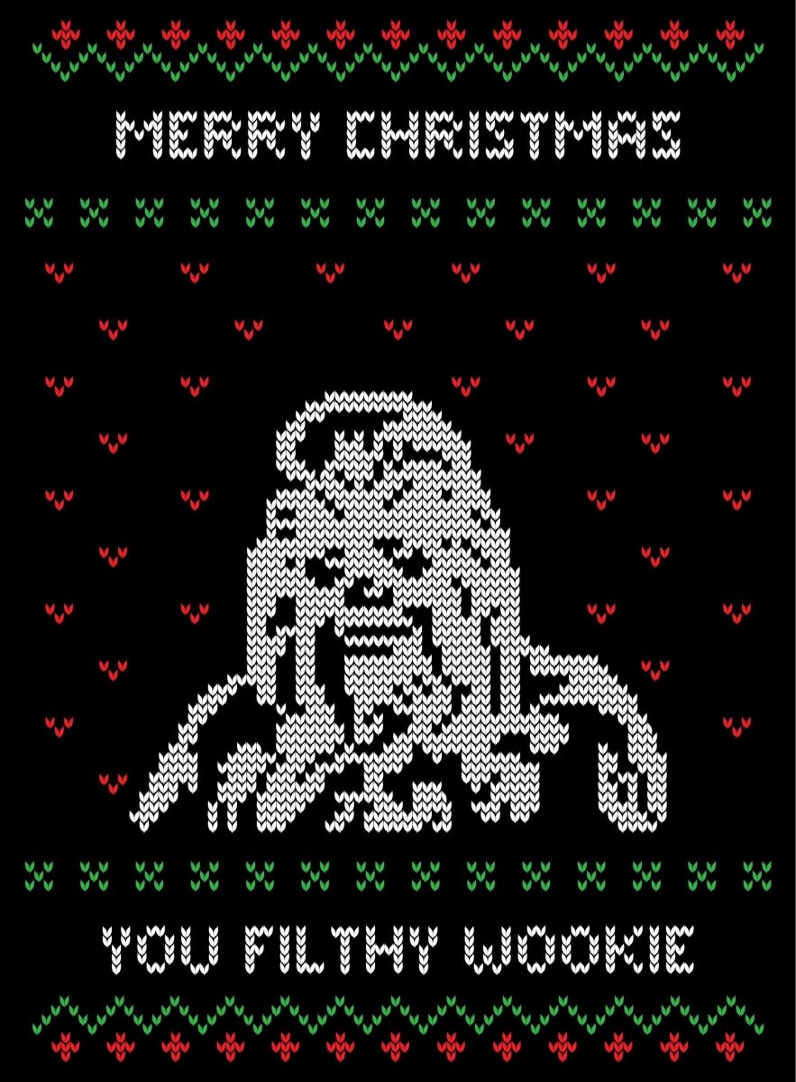 Filthy Wookie Ugly Christmas Sweater Party Ready To Press DTF Transfer - Buy Bulk DTF
