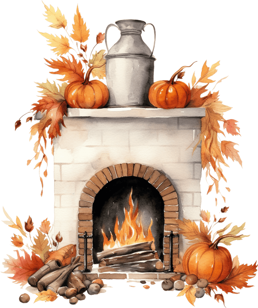 Fireplace 02 - Ready To Press DTF Transfers - Buy Bulk DTF