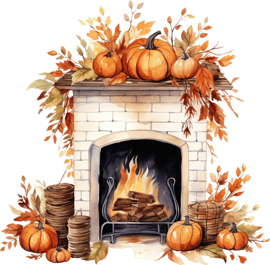 Fireplace - Ready To Press DTF Transfers - Buy Bulk DTF