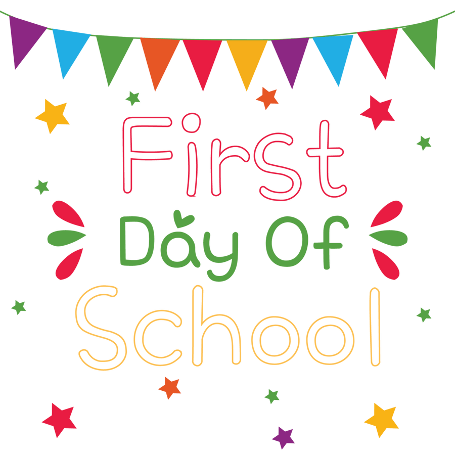 First Day Of School 1 - Ready To Press DTF Transfers - Buy Bulk DTF