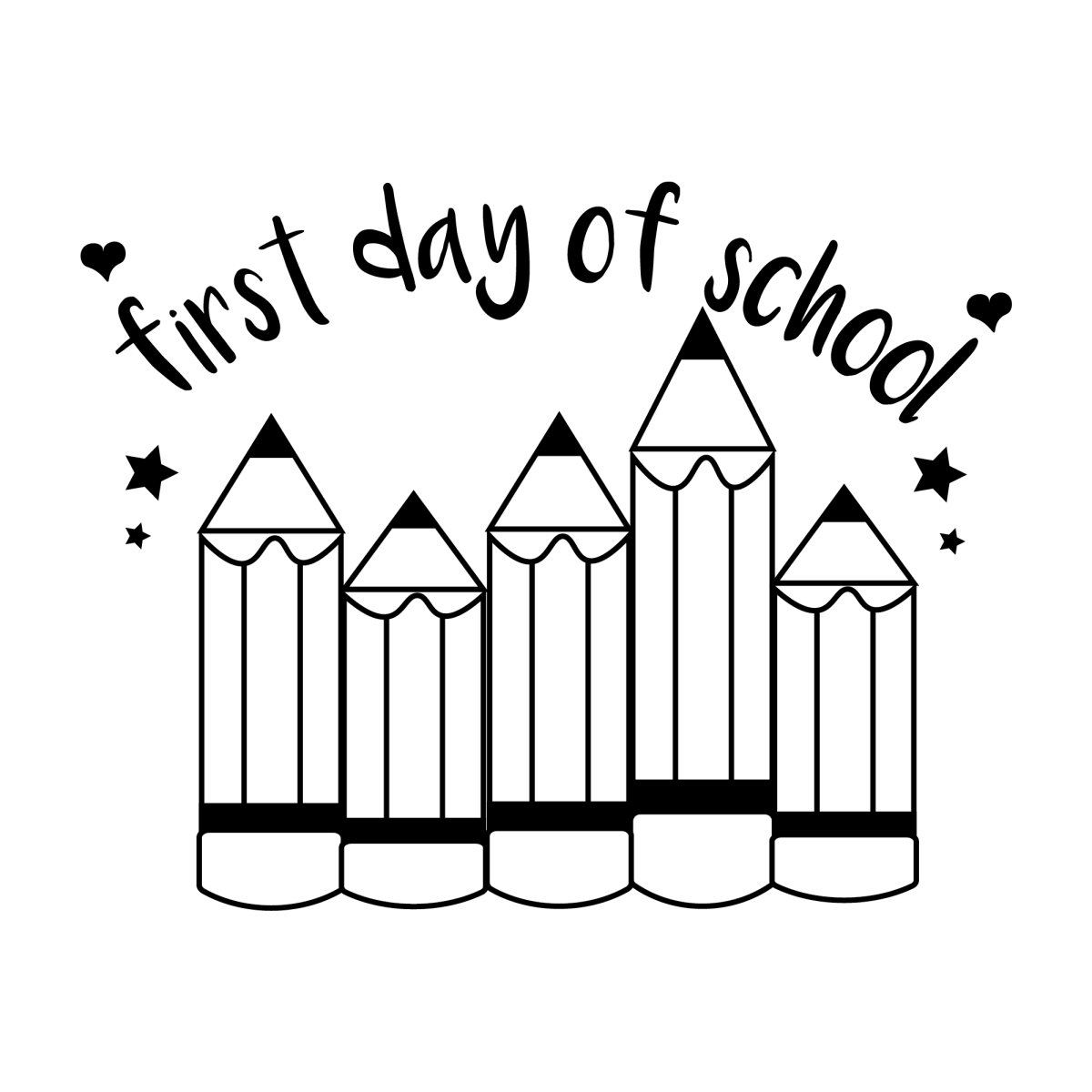 First Day Of School 2 - Ready To Press DTF Transfers - Buy Bulk DTF