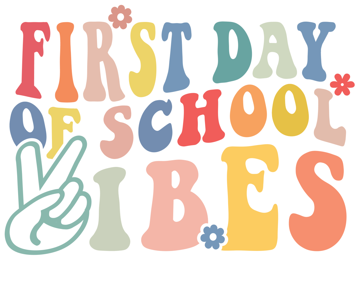 First Day Of School Vibes 3 - Ready To Press DTF Transfers - Buy Bulk DTF