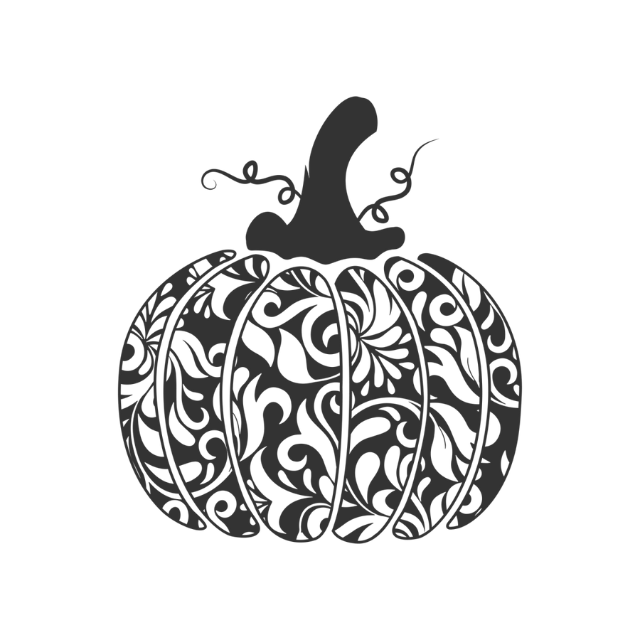 Floral Pumpkin - Ready To Press DTF Transfers - Buy Bulk DTF