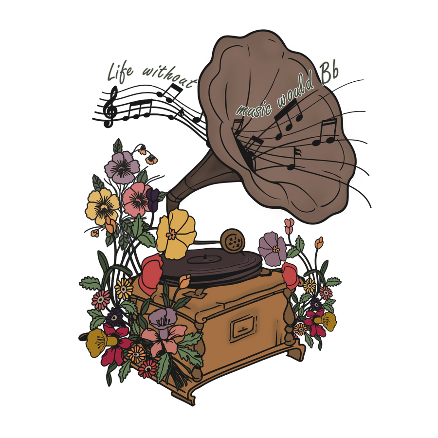 Floral Symphony - Ready To Press DTF Transfers - Buy Bulk DTF