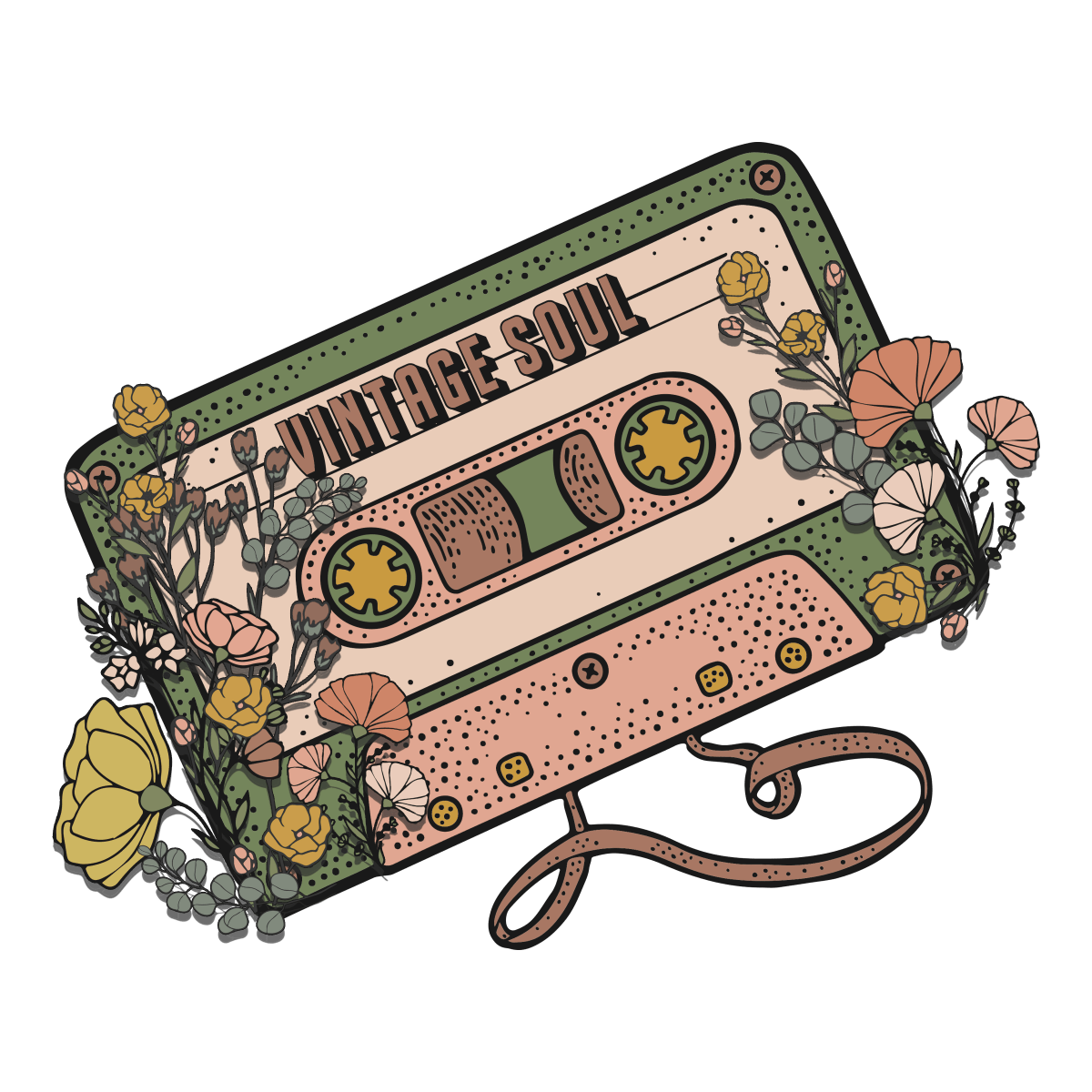 Floral Vintage Soul - Ready To Press DTF Transfers - Buy Bulk DTF