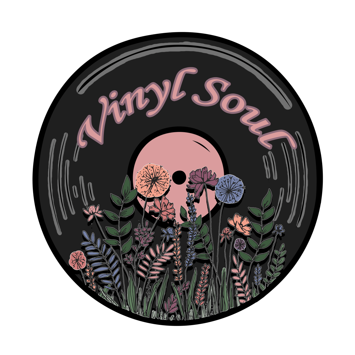 Floral Vinyl Soul - Ready To Press DTF Transfers - Buy Bulk DTF