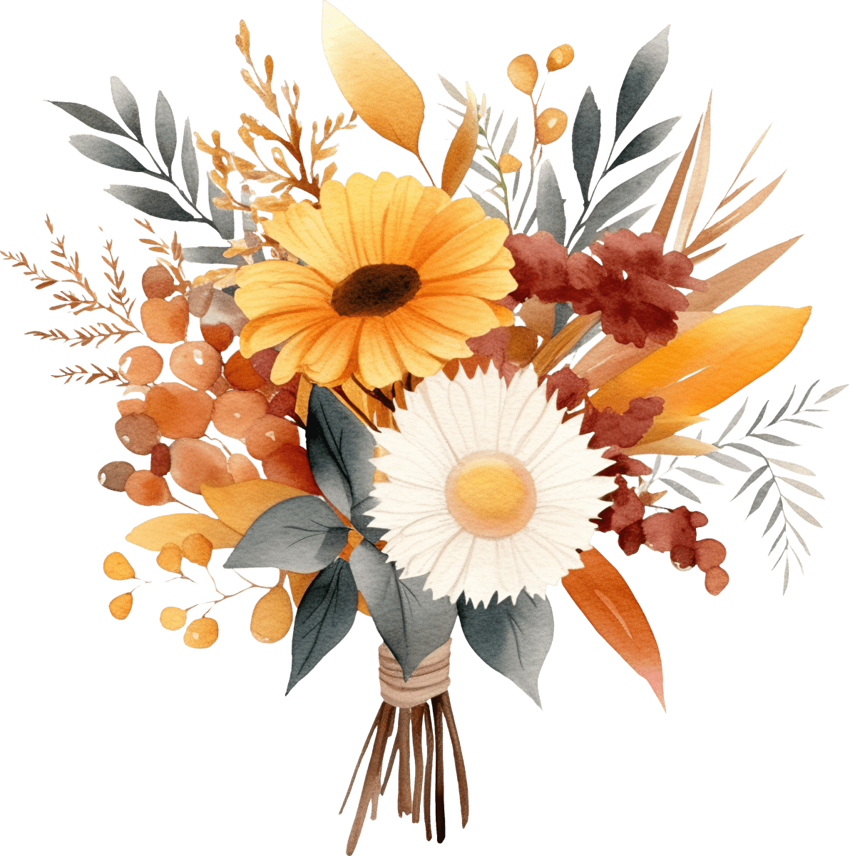 Flower Bouquet 03 - Ready To Press DTF Transfers - Buy Bulk DTF