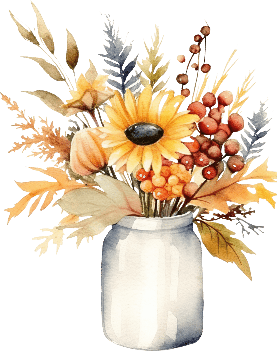 Flower Vase - Ready To Press DTF Transfers - Buy Bulk DTF