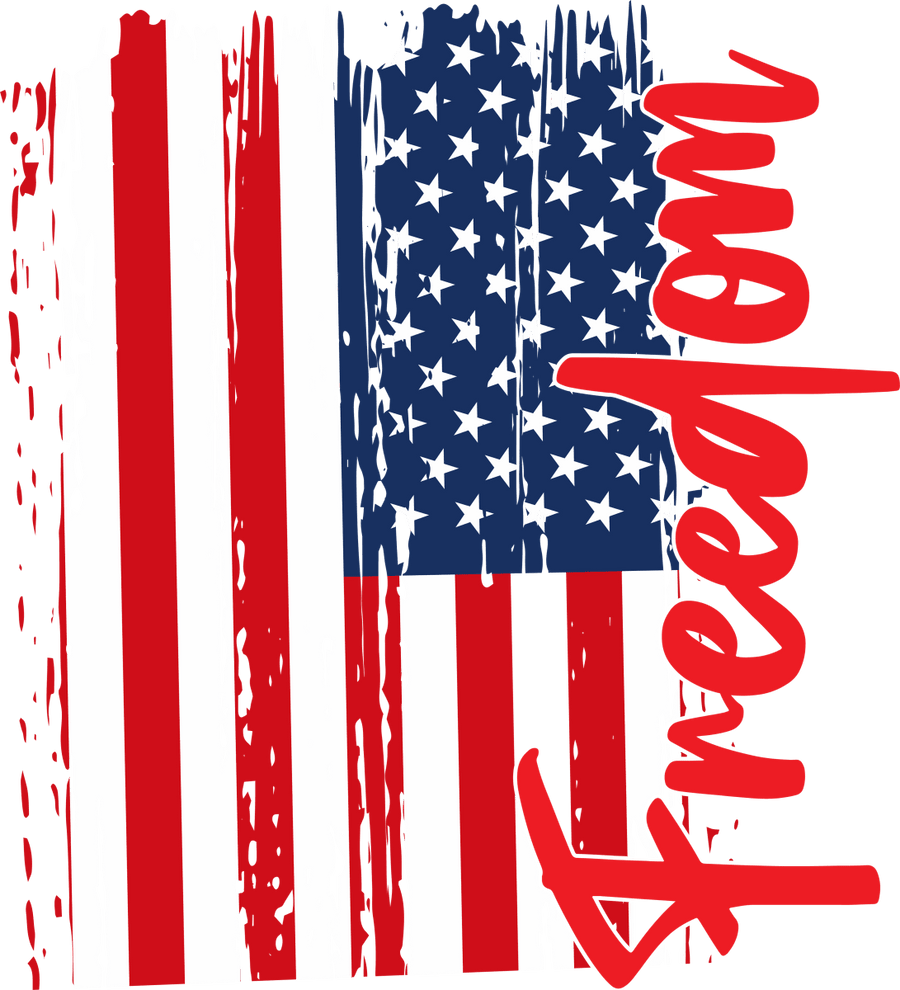 Freedom - 1101 Ready to Press DTF Transfer - Buy Bulk DTF