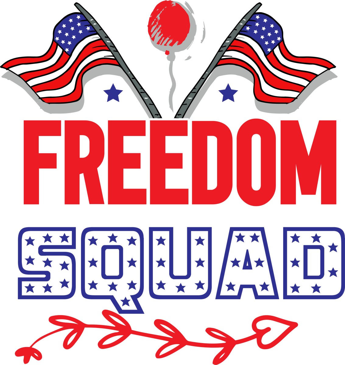 Freedom Squad - 1097 Ready to Press DTF Transfer - Buy Bulk DTF