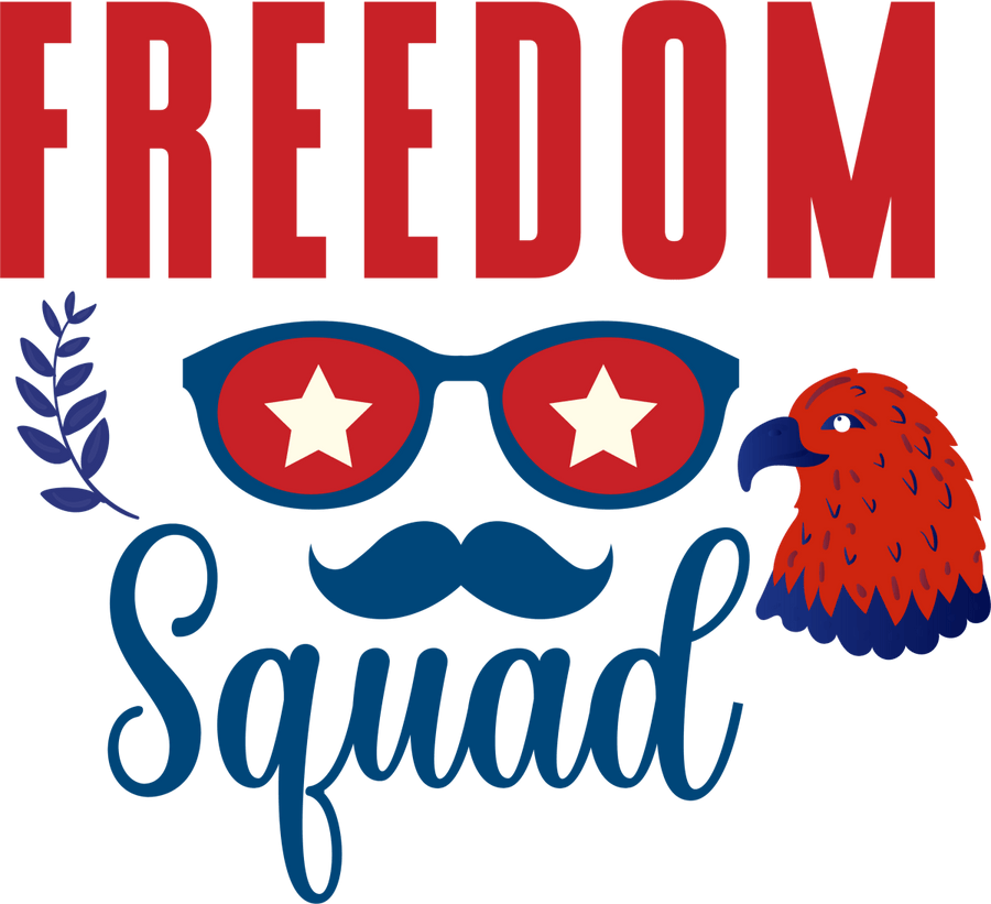 Freedom Squad - 1099 Ready to Press DTF Transfer - Buy Bulk DTF