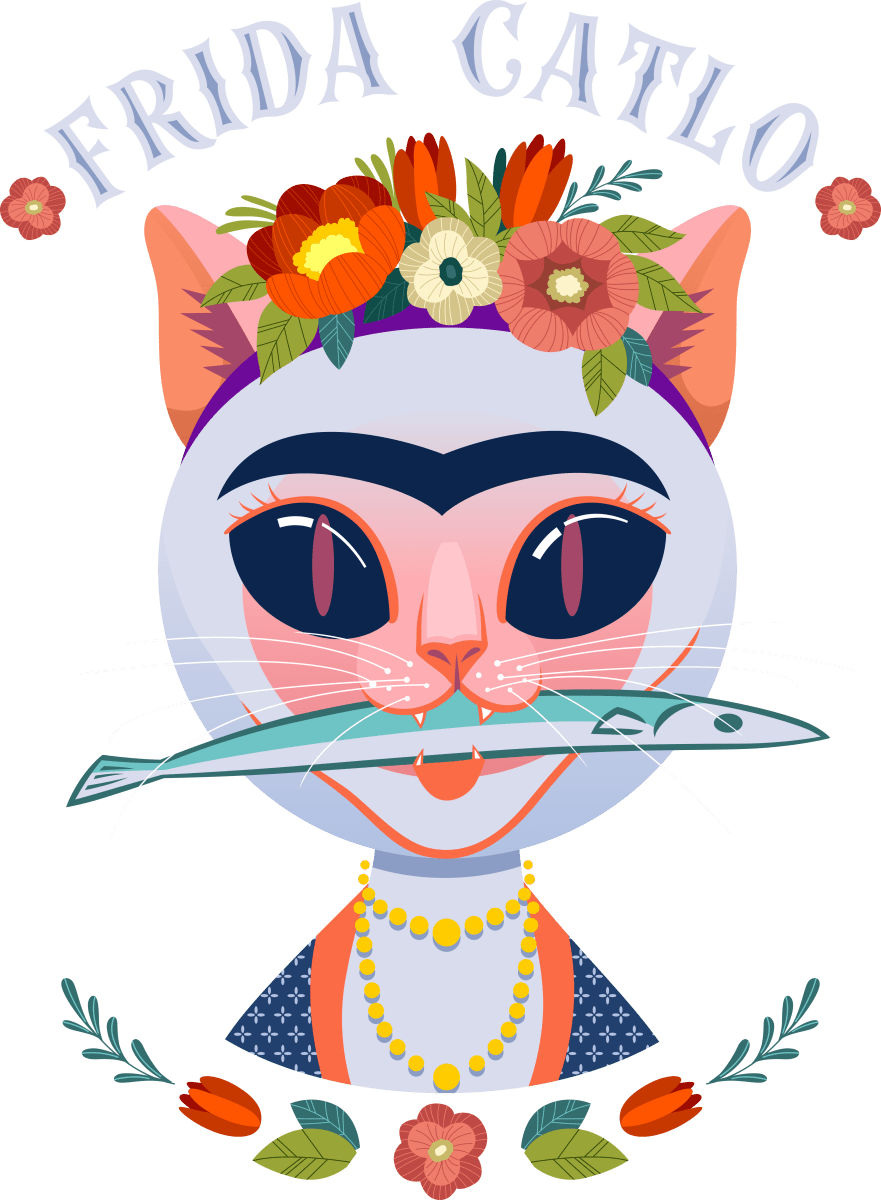 FRIDA CATLO Ready To Press DTF Transfer - Buy Bulk DTF