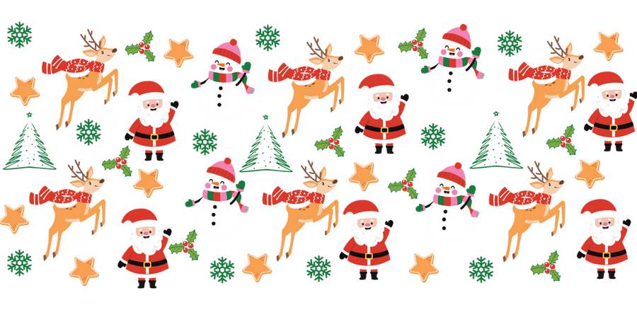 Frosted Cheer Collection - UV DTF Libbey Glass Wrap - Buy Bulk DTF