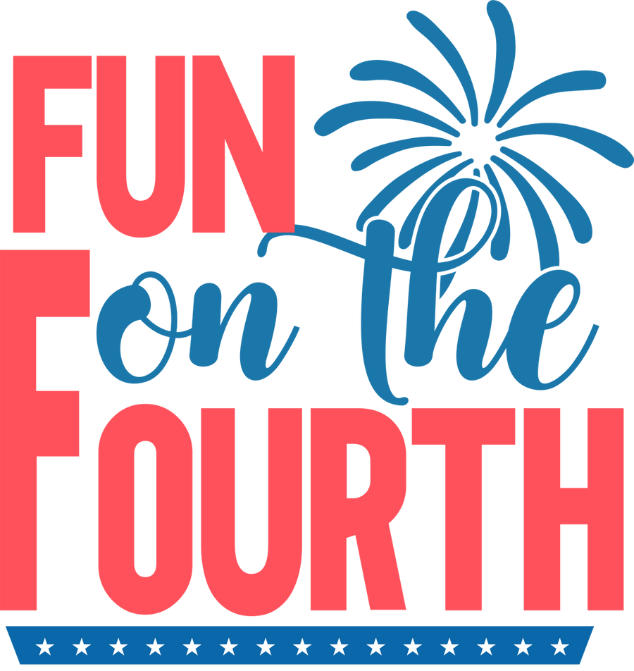 Fun On The Fourth - 1104 Ready to Press DTF Transfer - Buy Bulk DTF