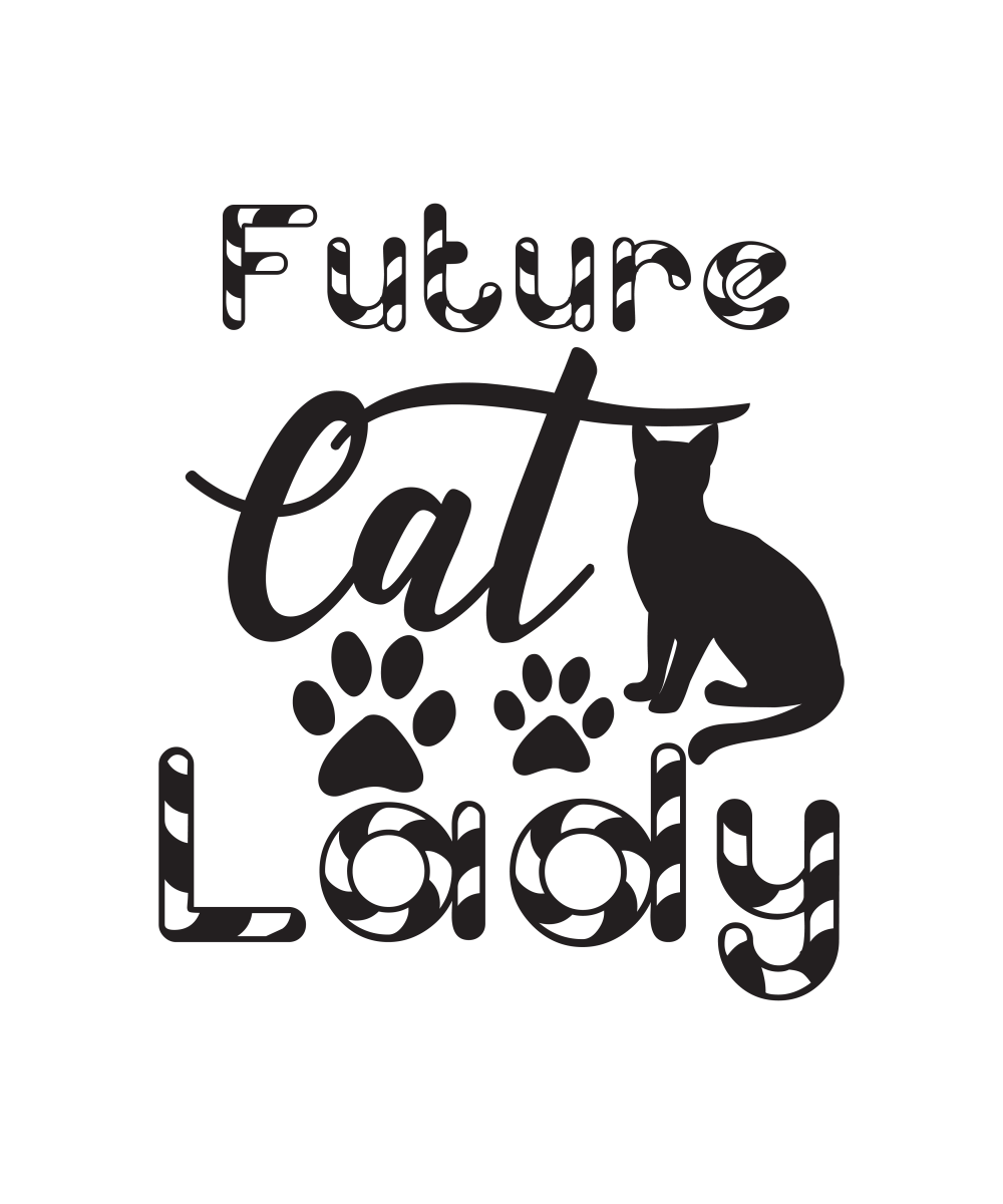 Future Cat Lady - Ready To Press DTF Transfer - Buy Bulk DTF