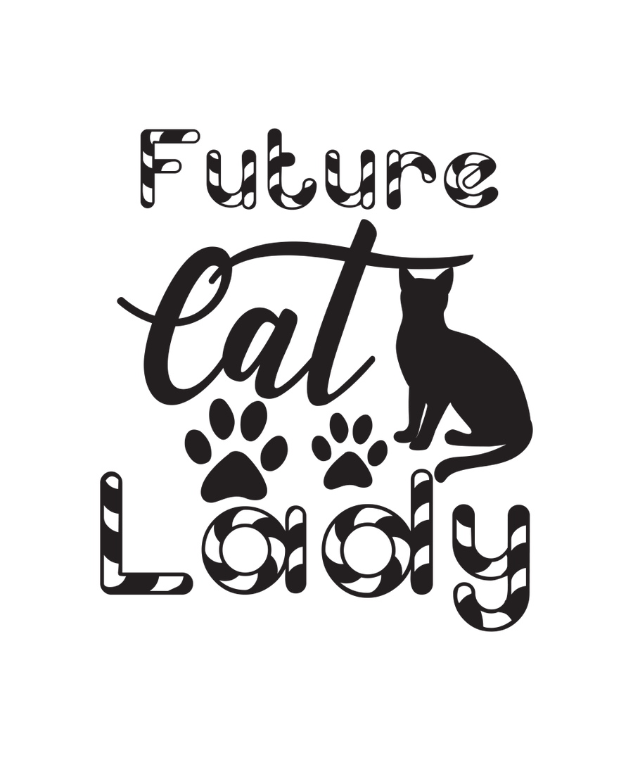 Future Cat Lady - Ready To Press DTF Transfer - Buy Bulk DTF