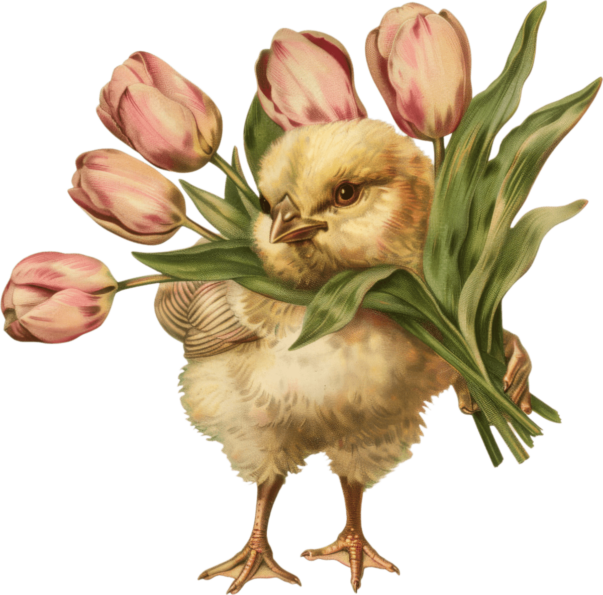 Fuzzy Tulips - Ready To Press DTF Transfers - Buy Bulk DTF