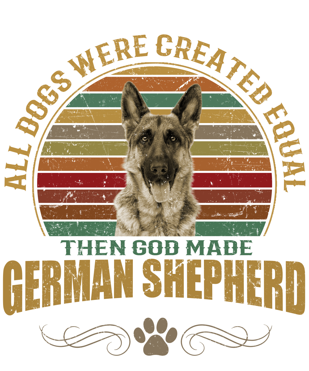 German Shepherd Dog Lover Ready To Press DTF Transfer - Buy Bulk DTF