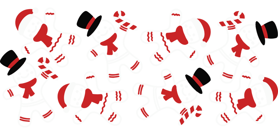 Ginger Bread UV DTF Libbey Glass Wrap - Buy Bulk DTF