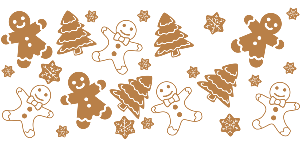 Gingerbread Man Cookies UV DTF Libbey Glass Wrap - Buy Bulk DTF