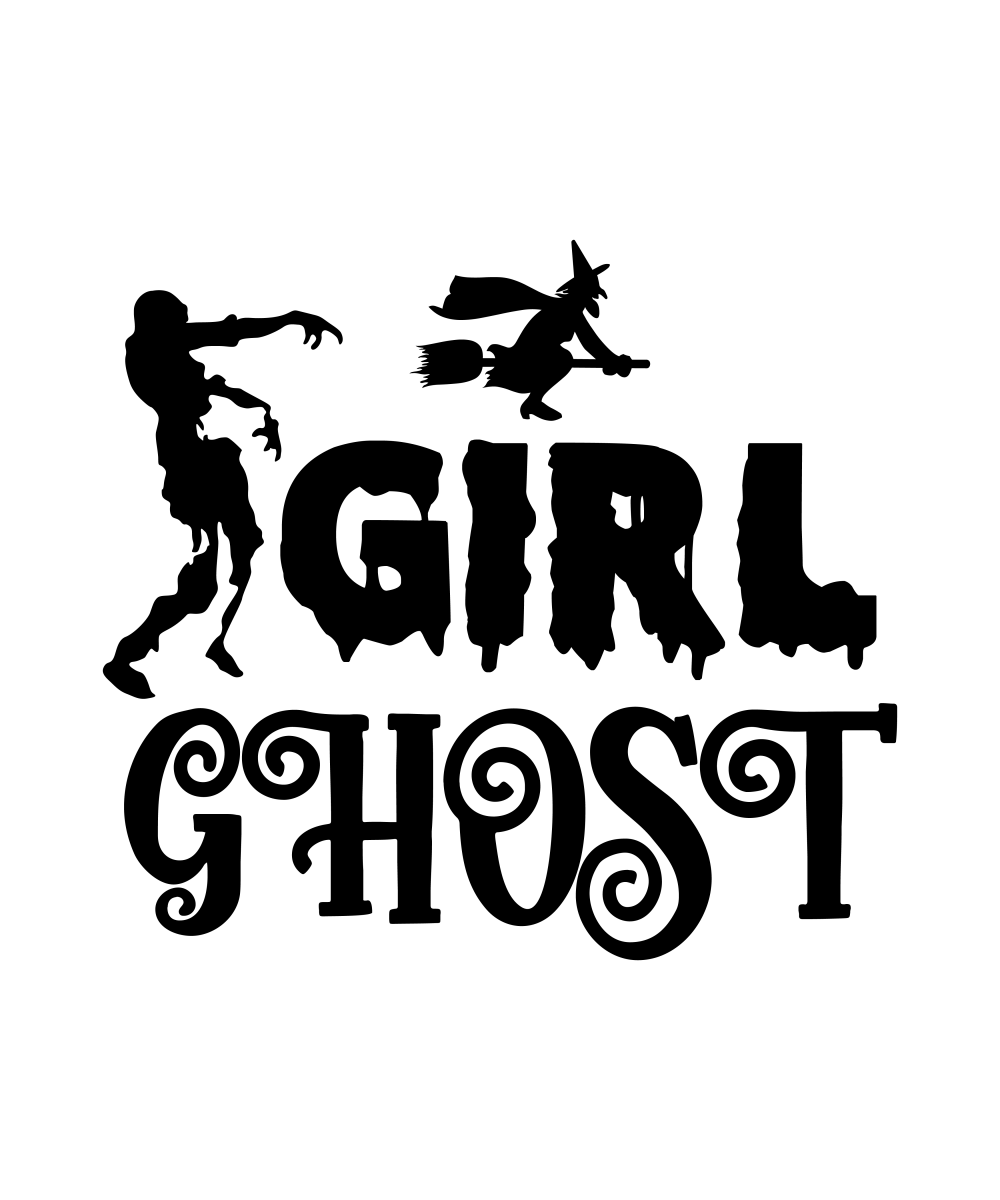 Girl Ghost - 01 Ready To Press DTF Transfer - Buy Bulk DTF