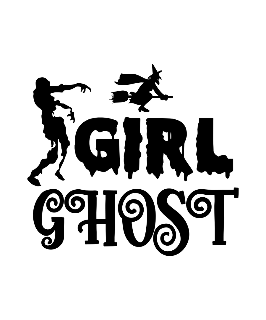 Girl Ghost - 01 Ready To Press DTF Transfer - Buy Bulk DTF