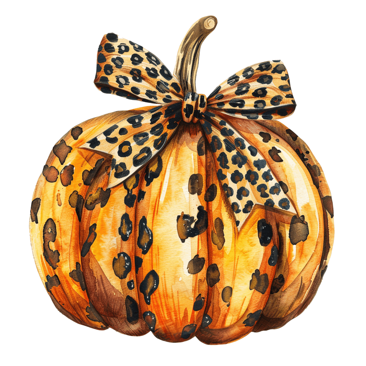 Glitter Pumpkin Bow - Ready To Press DTF Transfers - Buy Bulk DTF