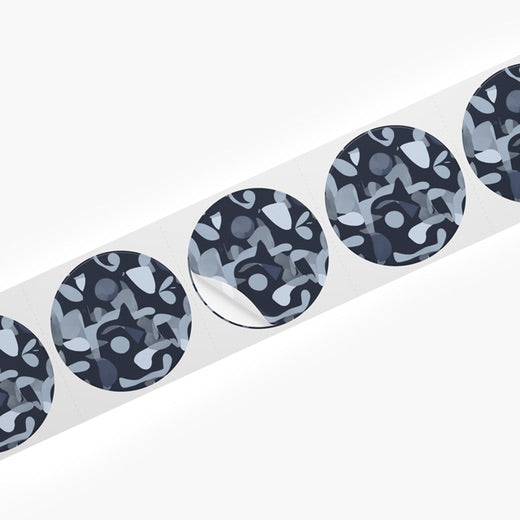 Glossy Round Sticker Label Rolls - Buy Bulk DTF