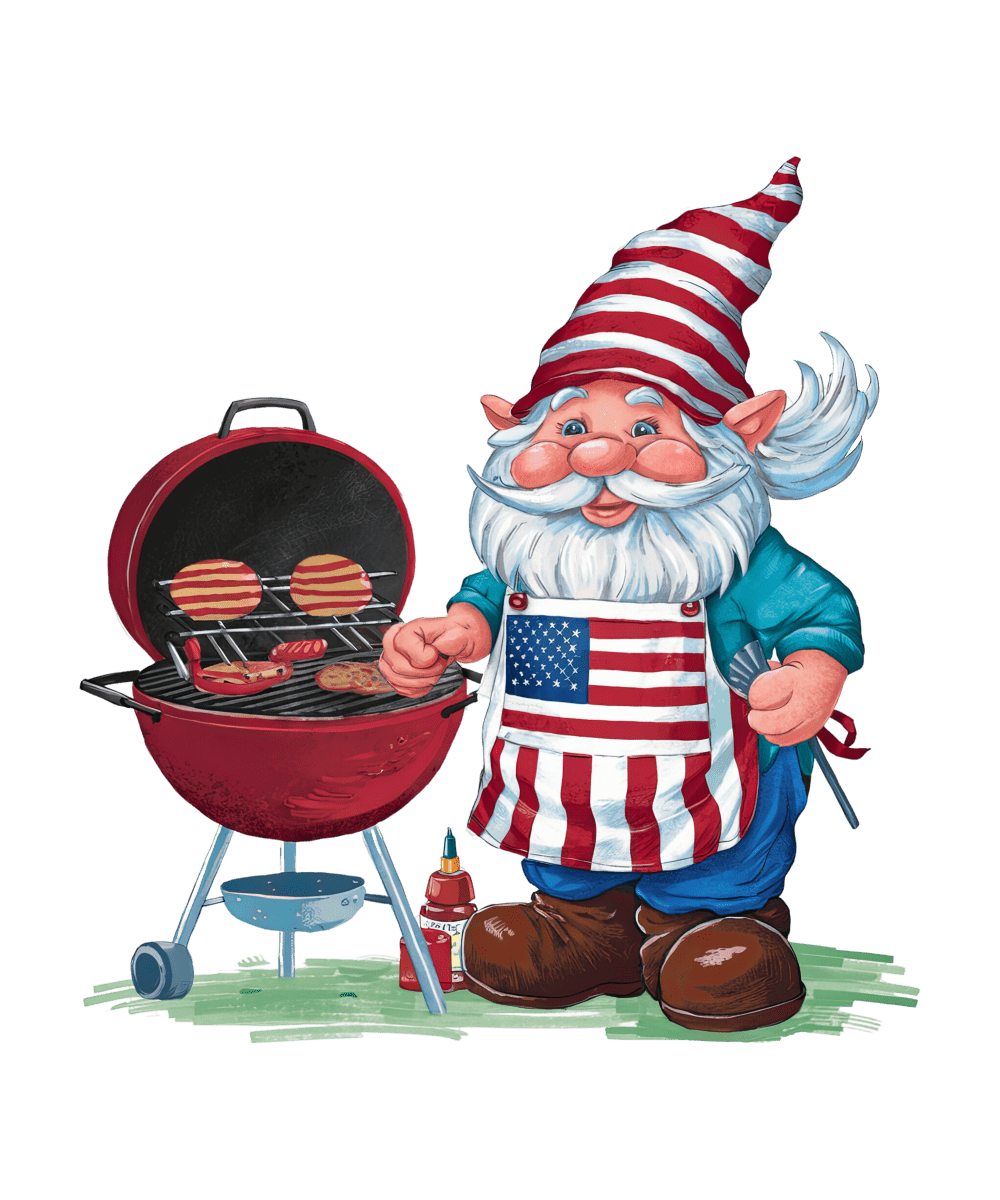 Gnome of the Brave - Ready To Print DTF Transfers - Buy Bulk DTF