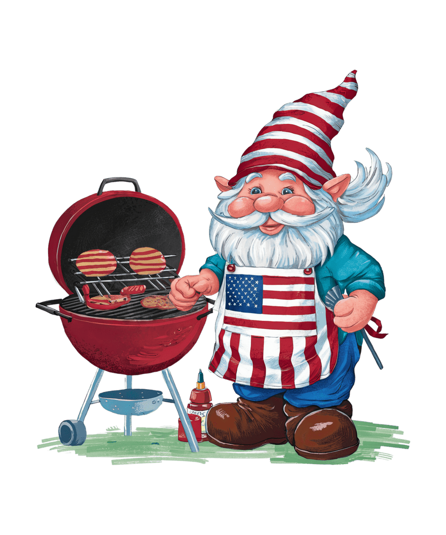Gnome of the Brave - Ready To Print DTF Transfers - Buy Bulk DTF