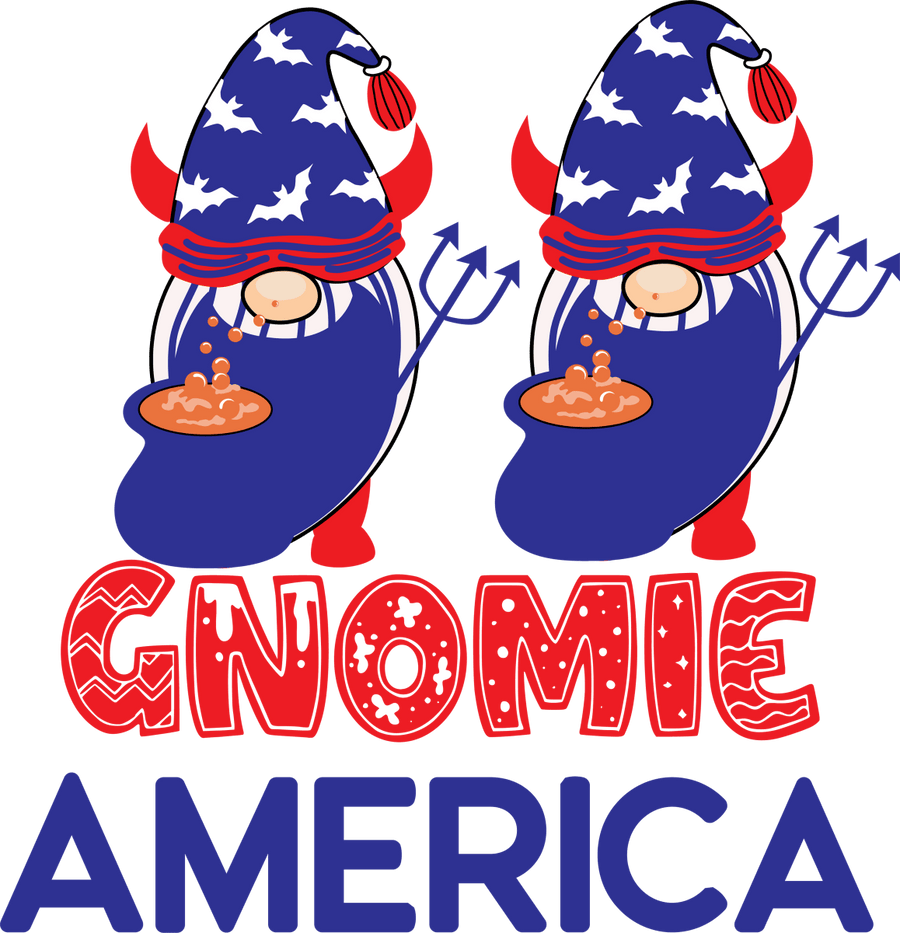 Gnomie America - 1106 Ready to Press DTF Transfer - Buy Bulk DTF