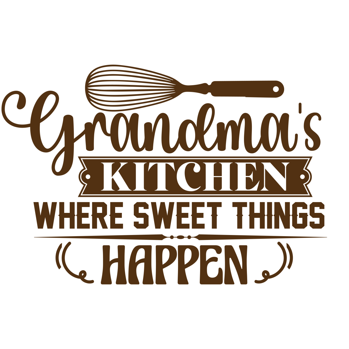 Grandma_s Kitchen Where Sweet Things Happen - Ready To Press DTF Transfers - Buy Bulk DTF