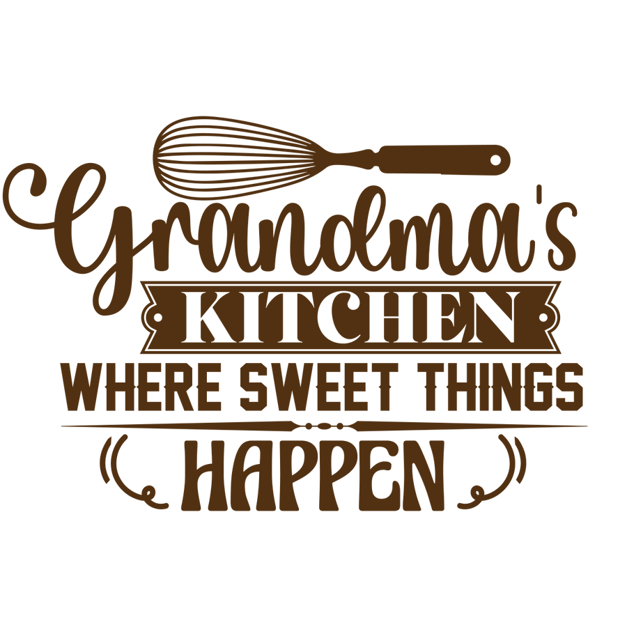 Grandma_s Kitchen Where Sweet Things Happen - Ready To Press DTF Transfers - Buy Bulk DTF